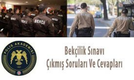 Bekçilik Sınavı Çıkmış Soruları Ve Cevapları