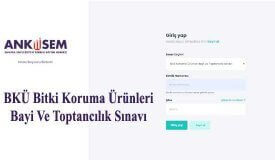 BKÜ Bitki Koruma Ürünleri Bayi Ve Toptancılık Sınavı