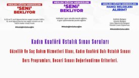 Kadın Kuaförü Ustalık Sınav Soruları